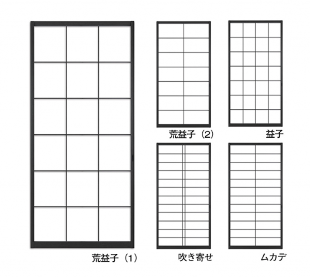 「ラッピング木製障子（ブラック）」荒益子（1）・（2）/益子/吹き寄せ/ムカデをご希望の方はこちらから購入できます。