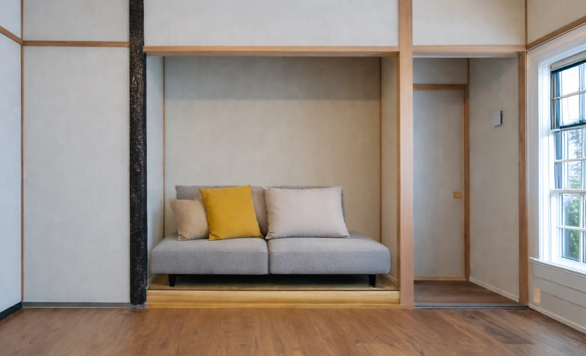 床の間をヌックとして活用したくつろぎスペースのリフォーム例