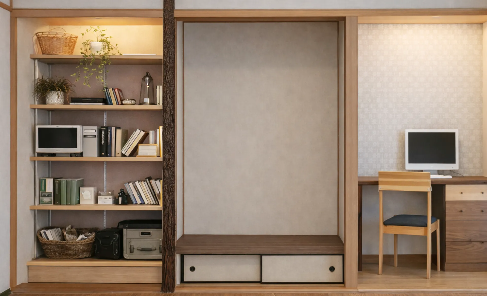 床の間リフォームで暮らしやすくなった和室の施工イメージ